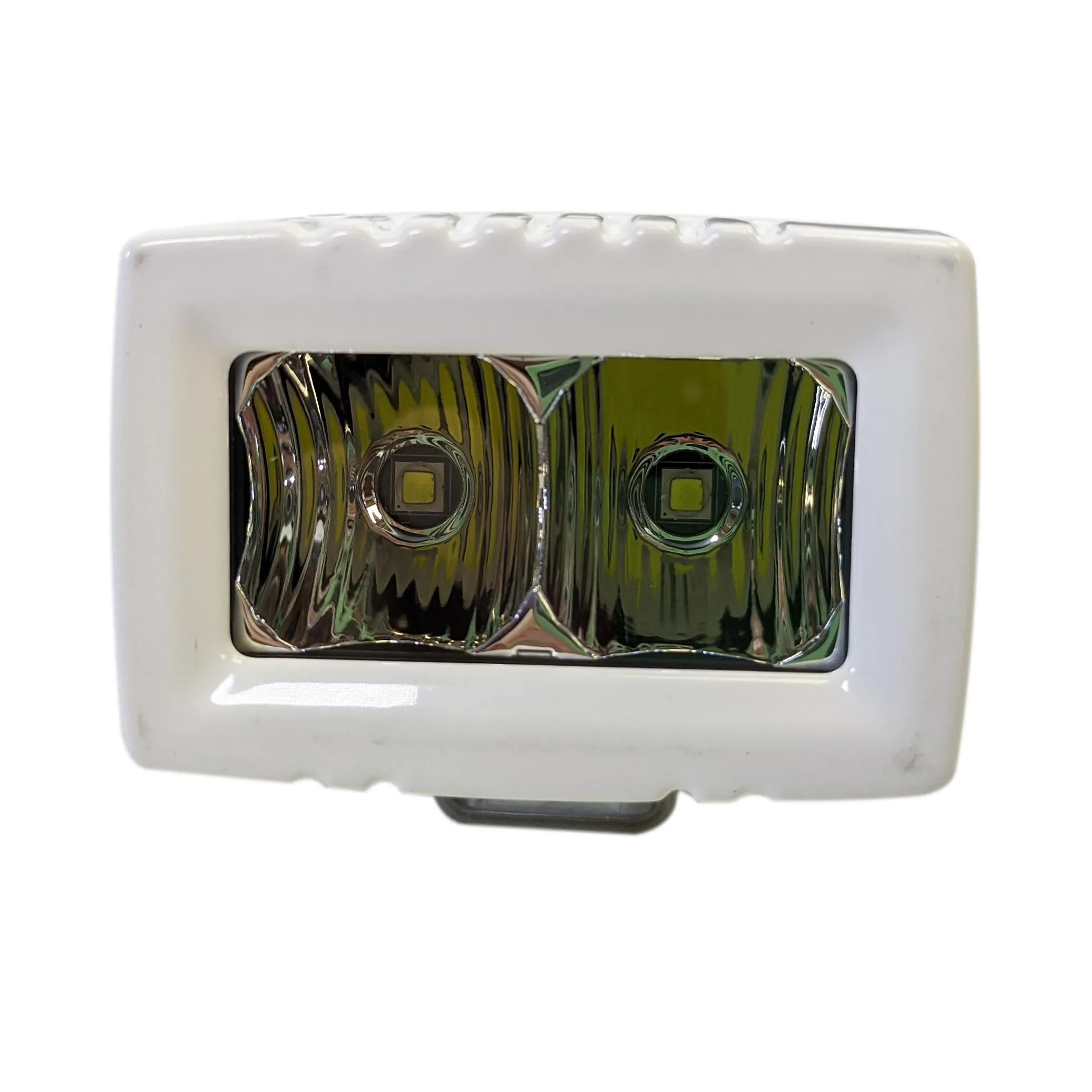 20W Low Profile LED Spreader Light - 8° Spot - Marine White