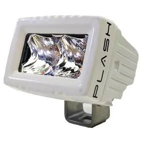 20W Low Profile LED Spreader Light - 8° Spot - Marine White
