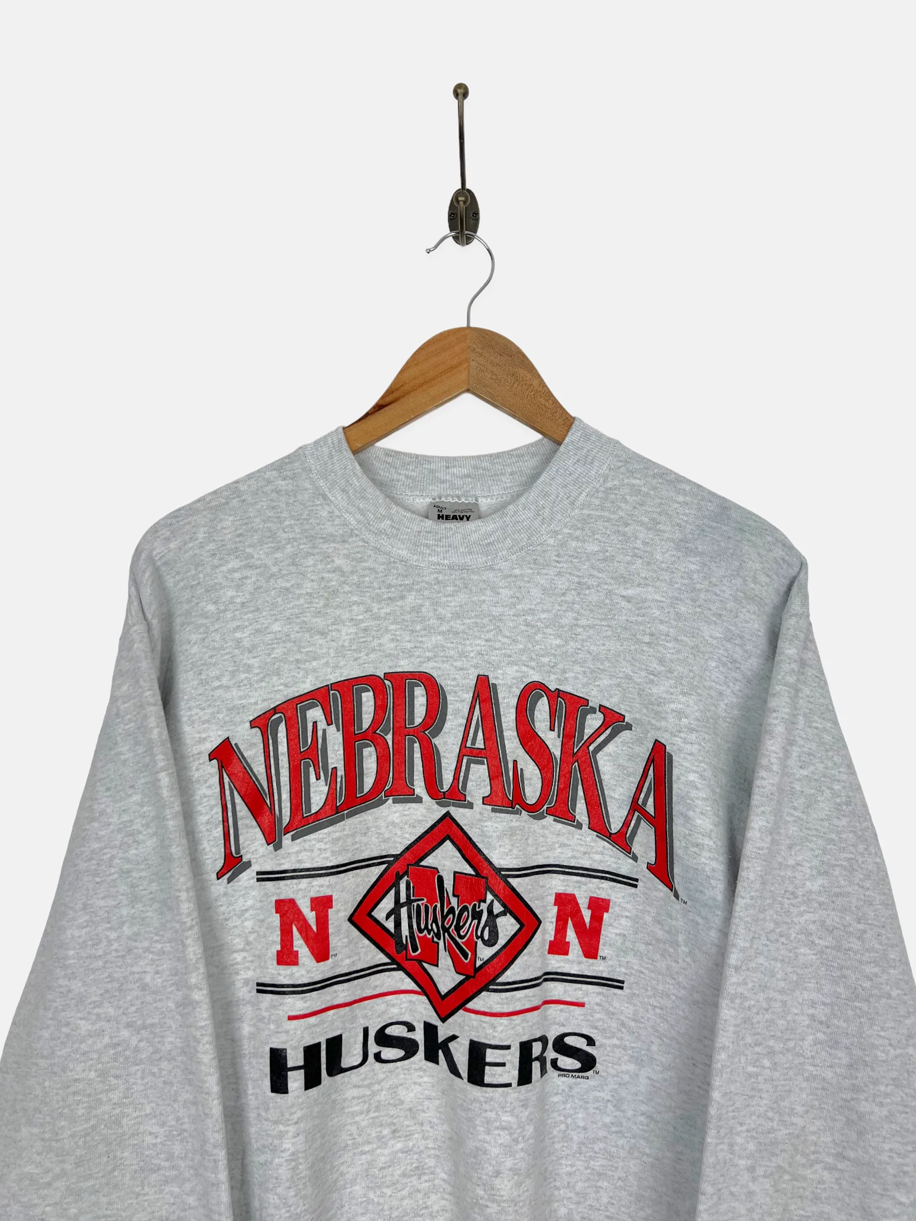 90's Nebraska Huskers USA Made Vintage Sweatshirt Size 8