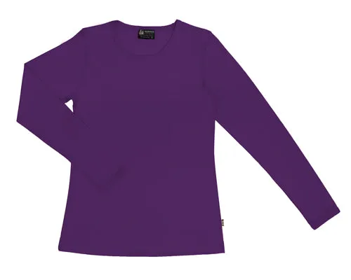 #930 Kids 175gsm Long Sleeve Merino T-Shirt