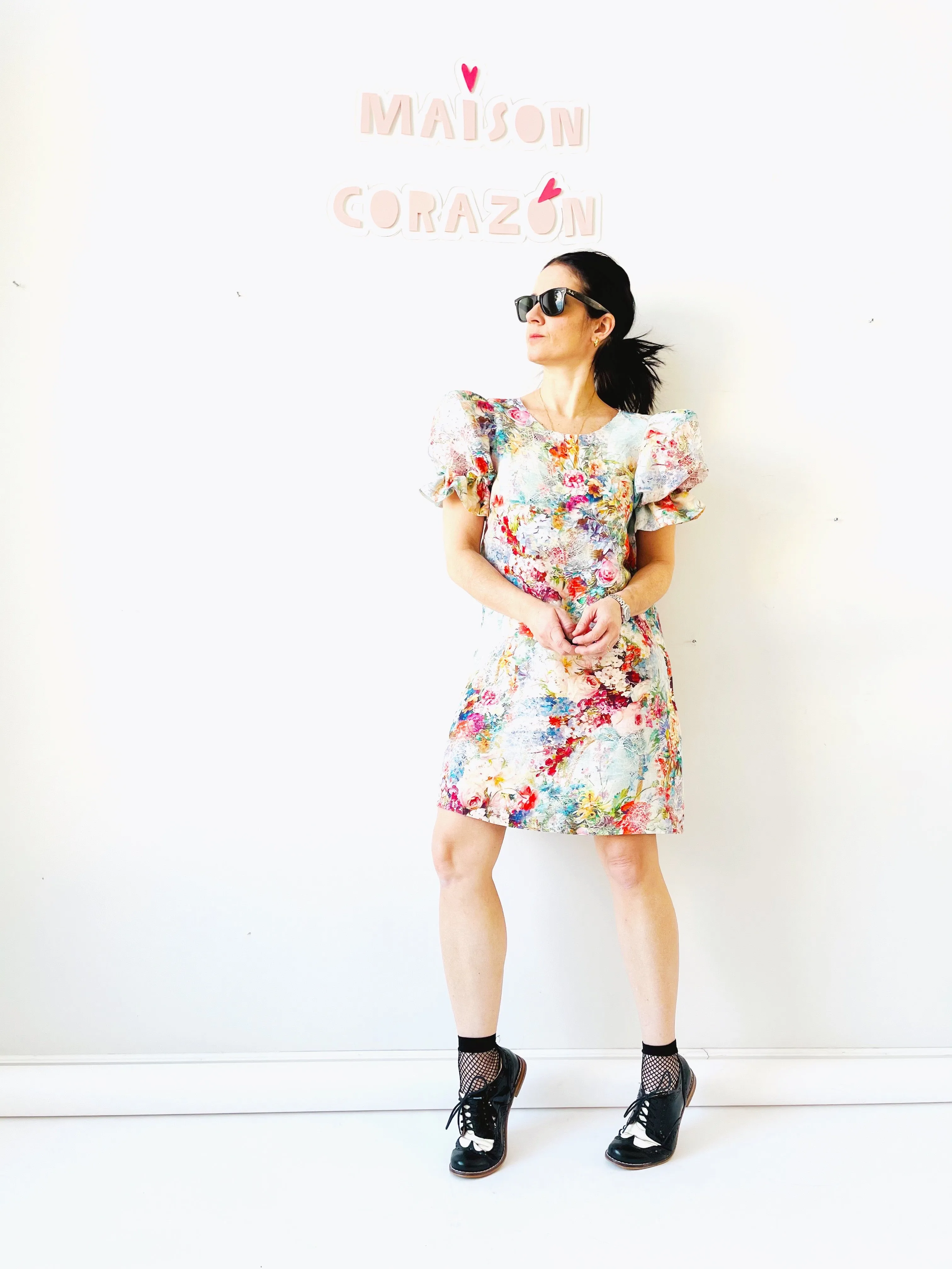 Alice dress in Versailles Print
