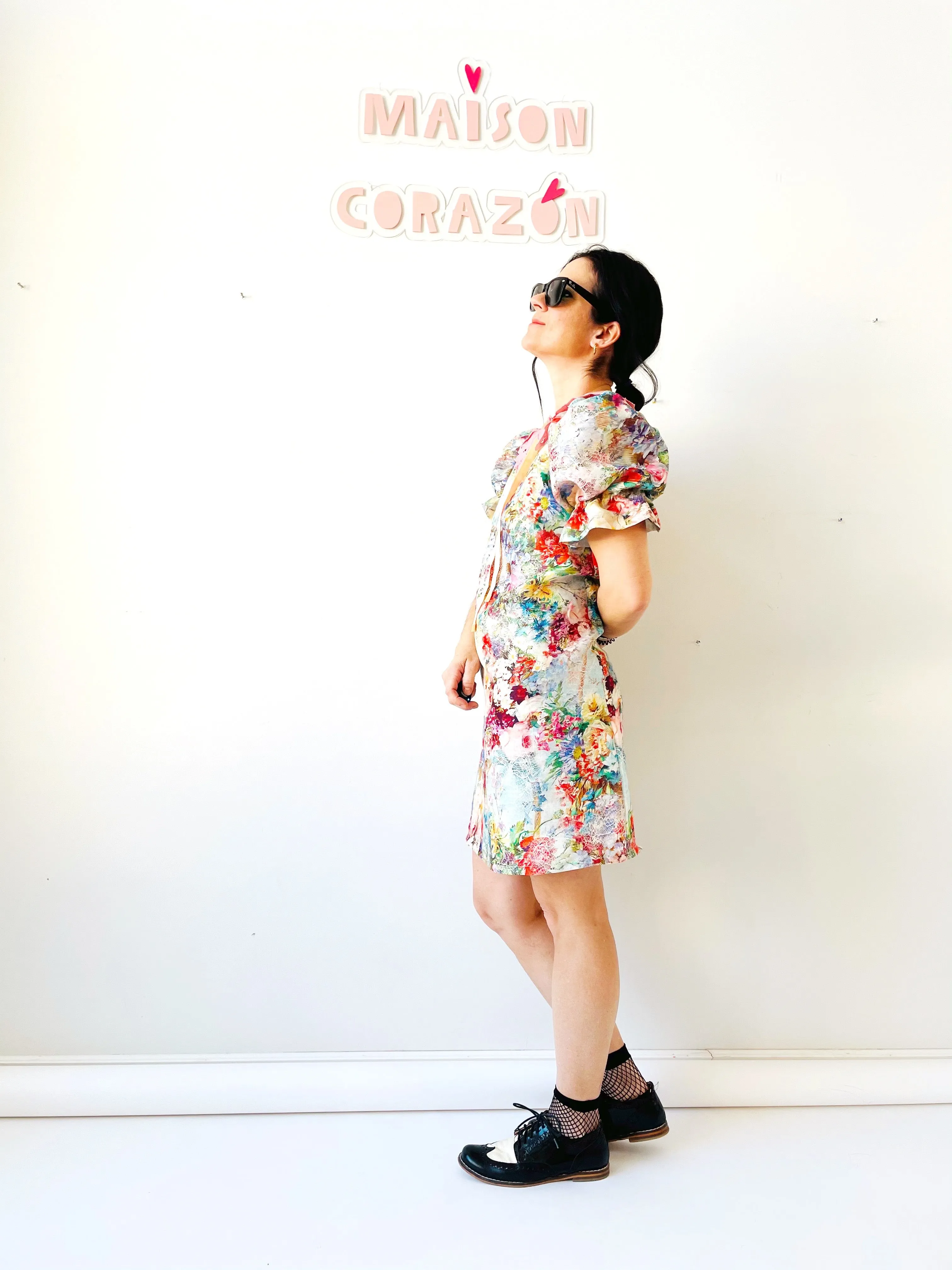 Alice dress in Versailles Print