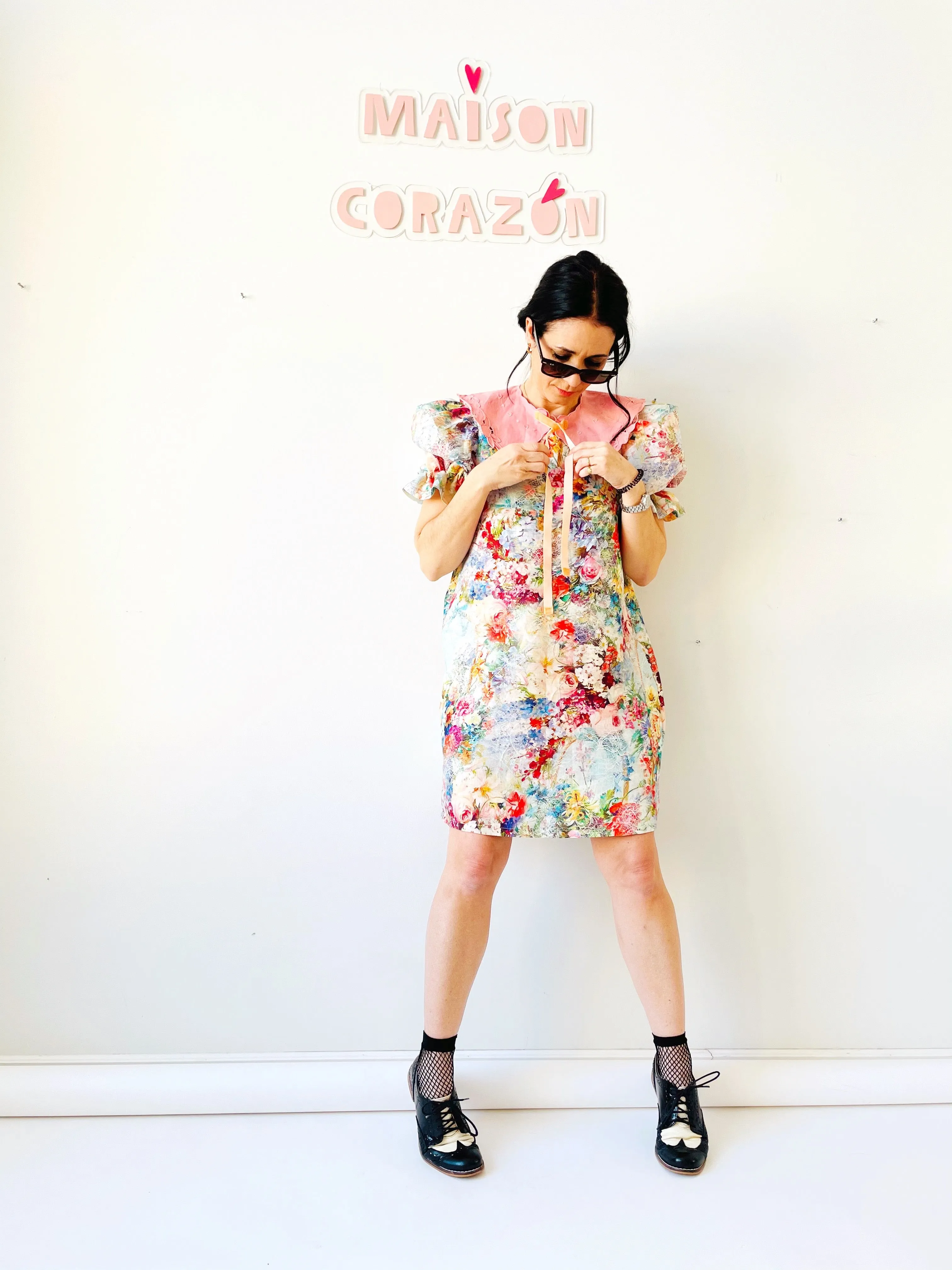 Alice dress in Versailles Print