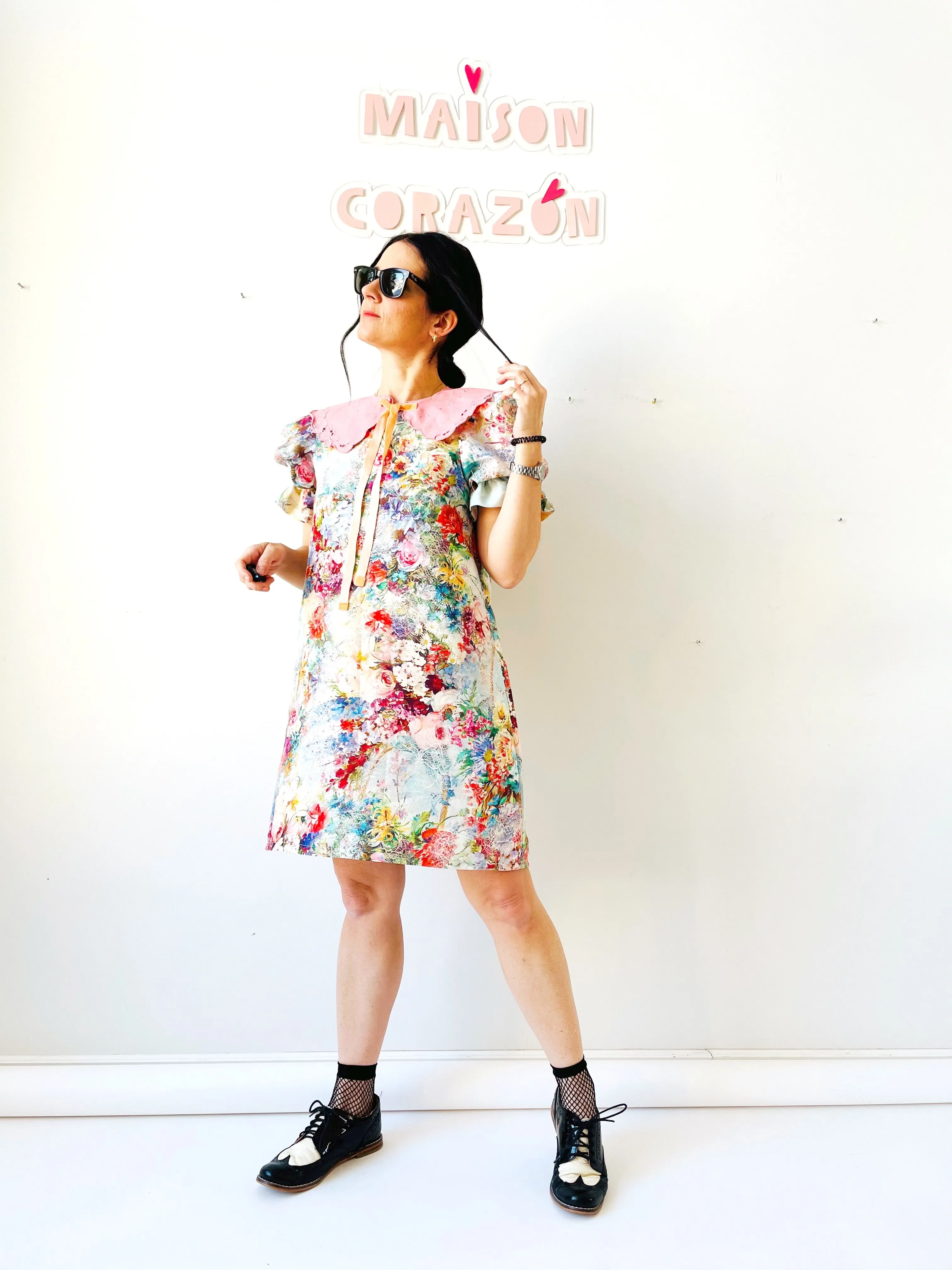 Alice dress in Versailles Print