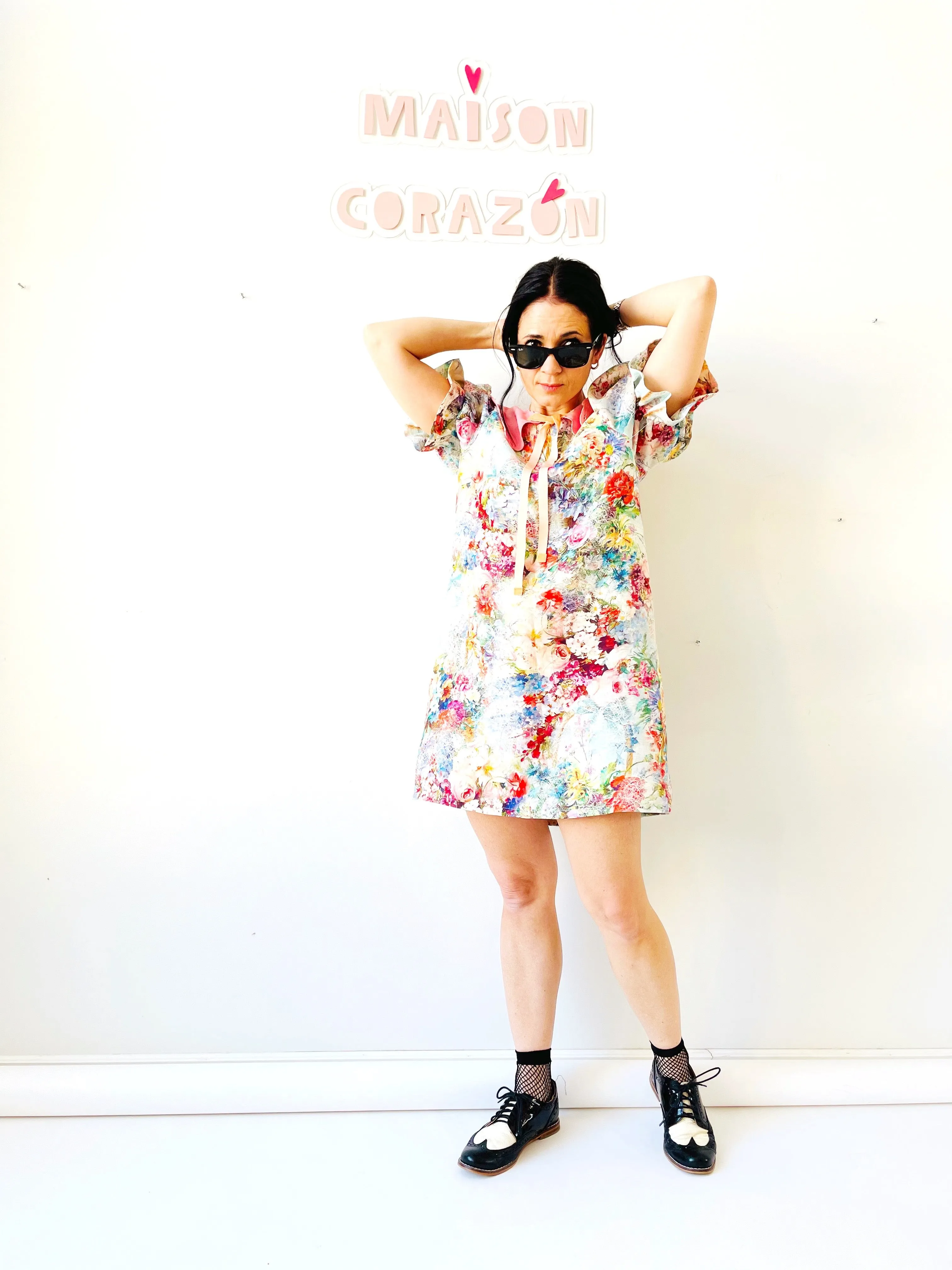 Alice dress in Versailles Print