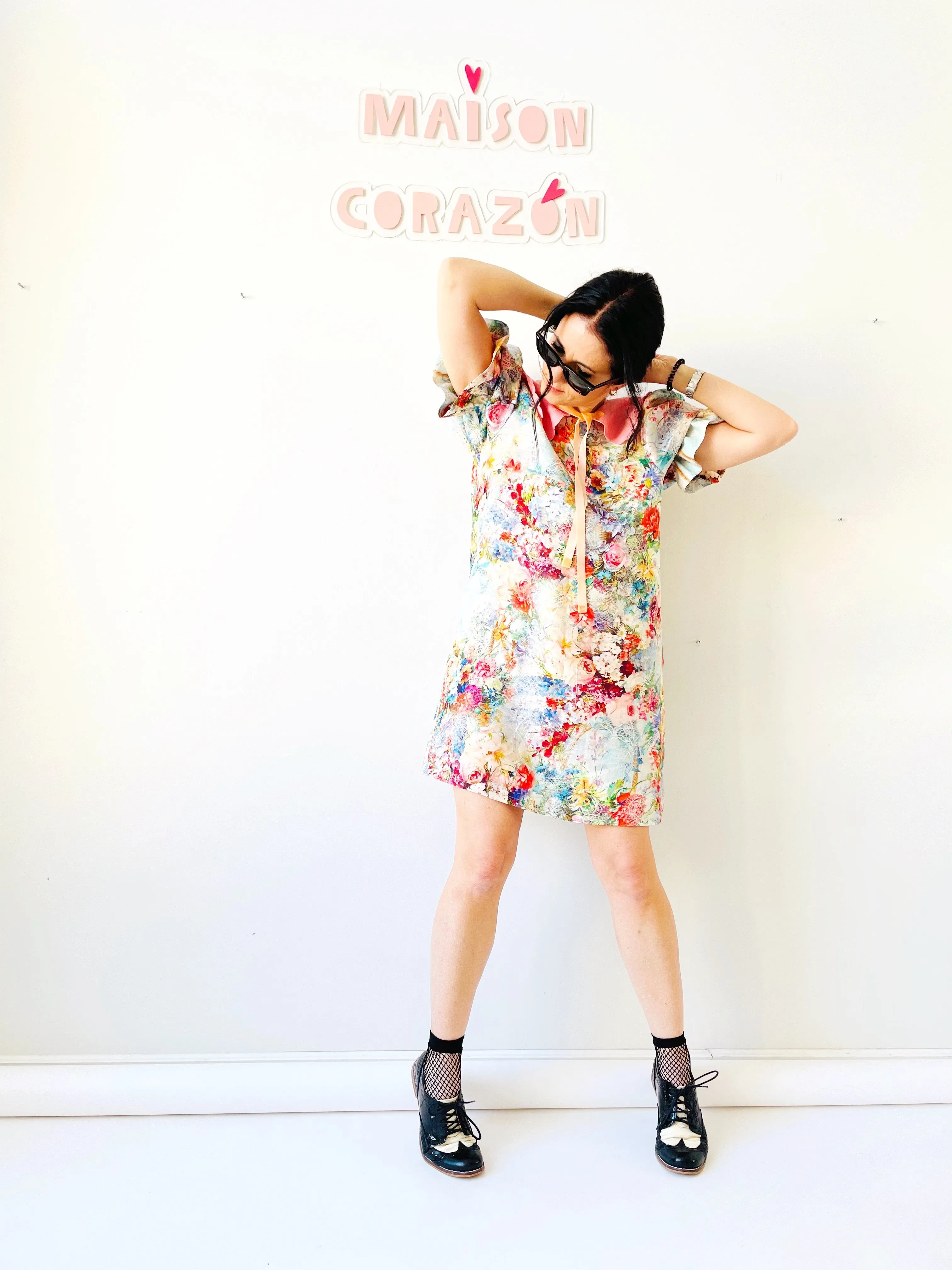 Alice dress in Versailles Print