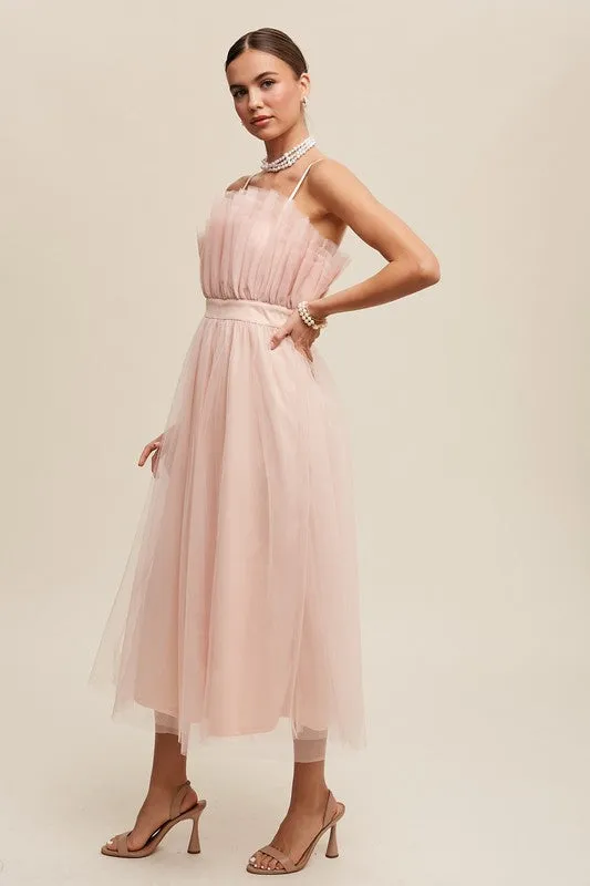 All My Days Tulle Maxi Dress