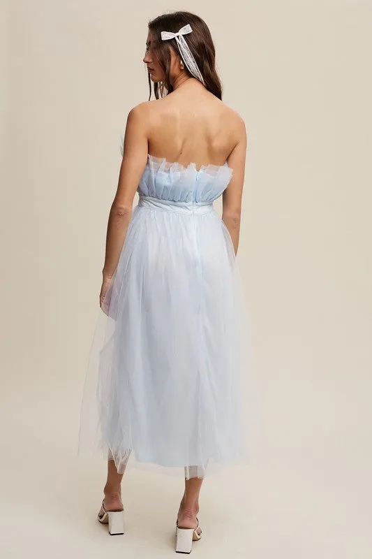 All My Days Tulle Maxi Dress