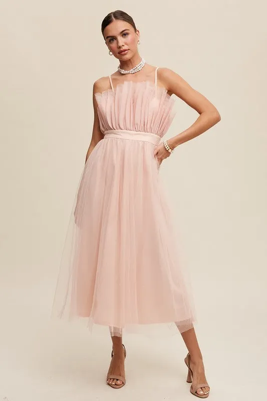 All My Days Tulle Maxi Dress