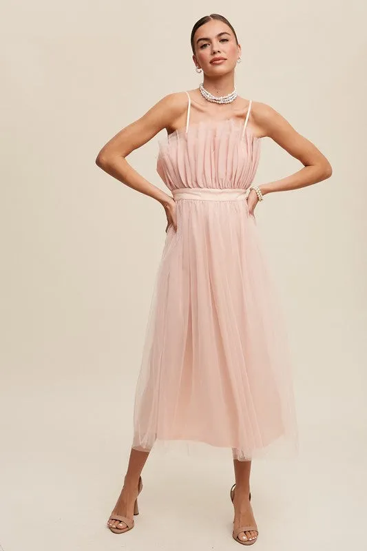 All My Days Tulle Maxi Dress