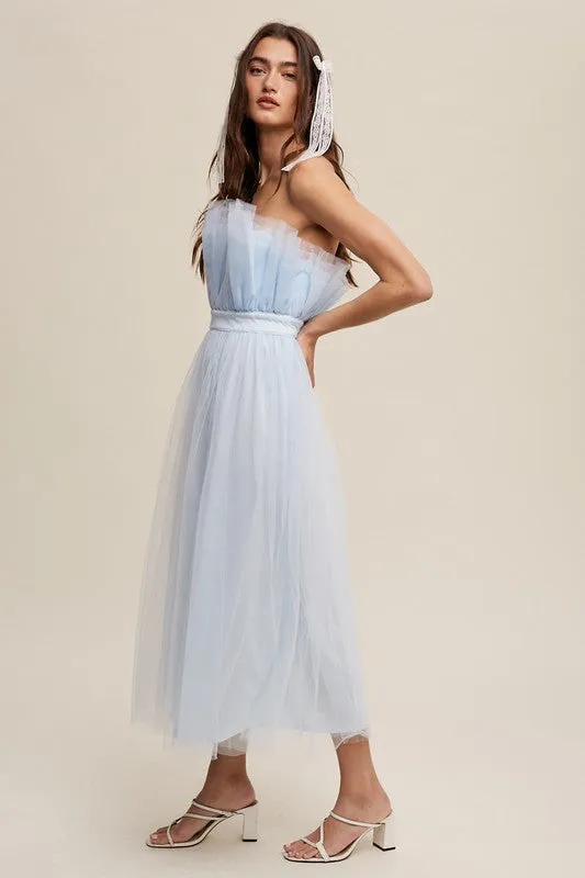 All My Days Tulle Maxi Dress