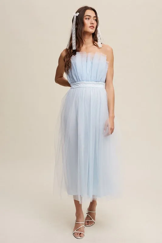 All My Days Tulle Maxi Dress