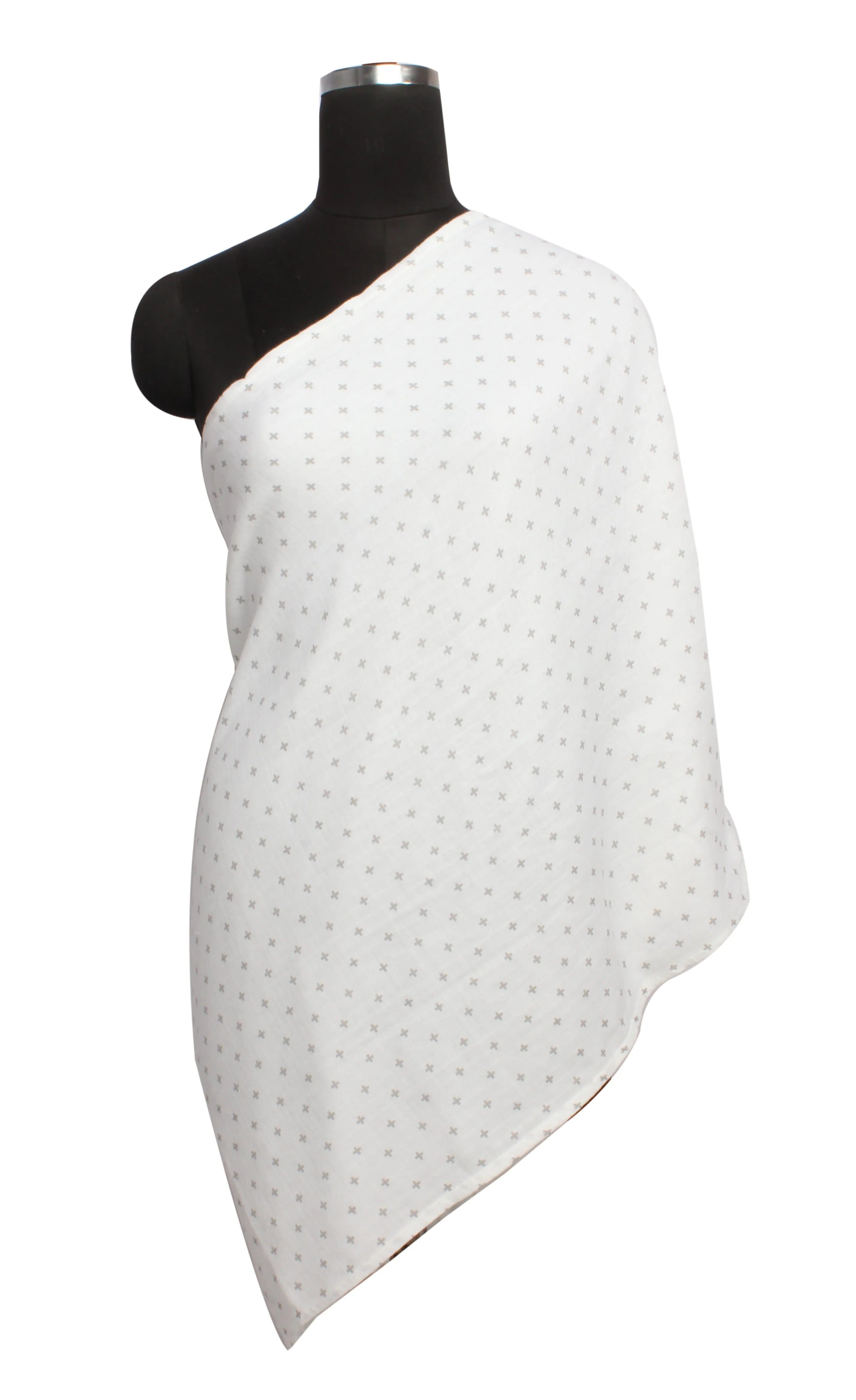 Bacati - Plus Grey Muslin Nursing Scarf