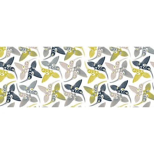 Bamboo Circle Scarf - Hummingbirds