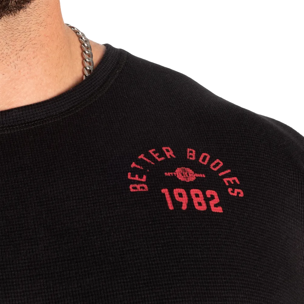 Better Bodies Legacy Thermal LS - Asphalt/Red
