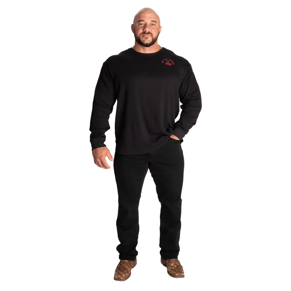 Better Bodies Legacy Thermal LS - Asphalt/Red