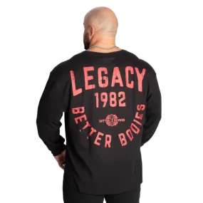 Better Bodies Legacy Thermal LS - Asphalt/Red