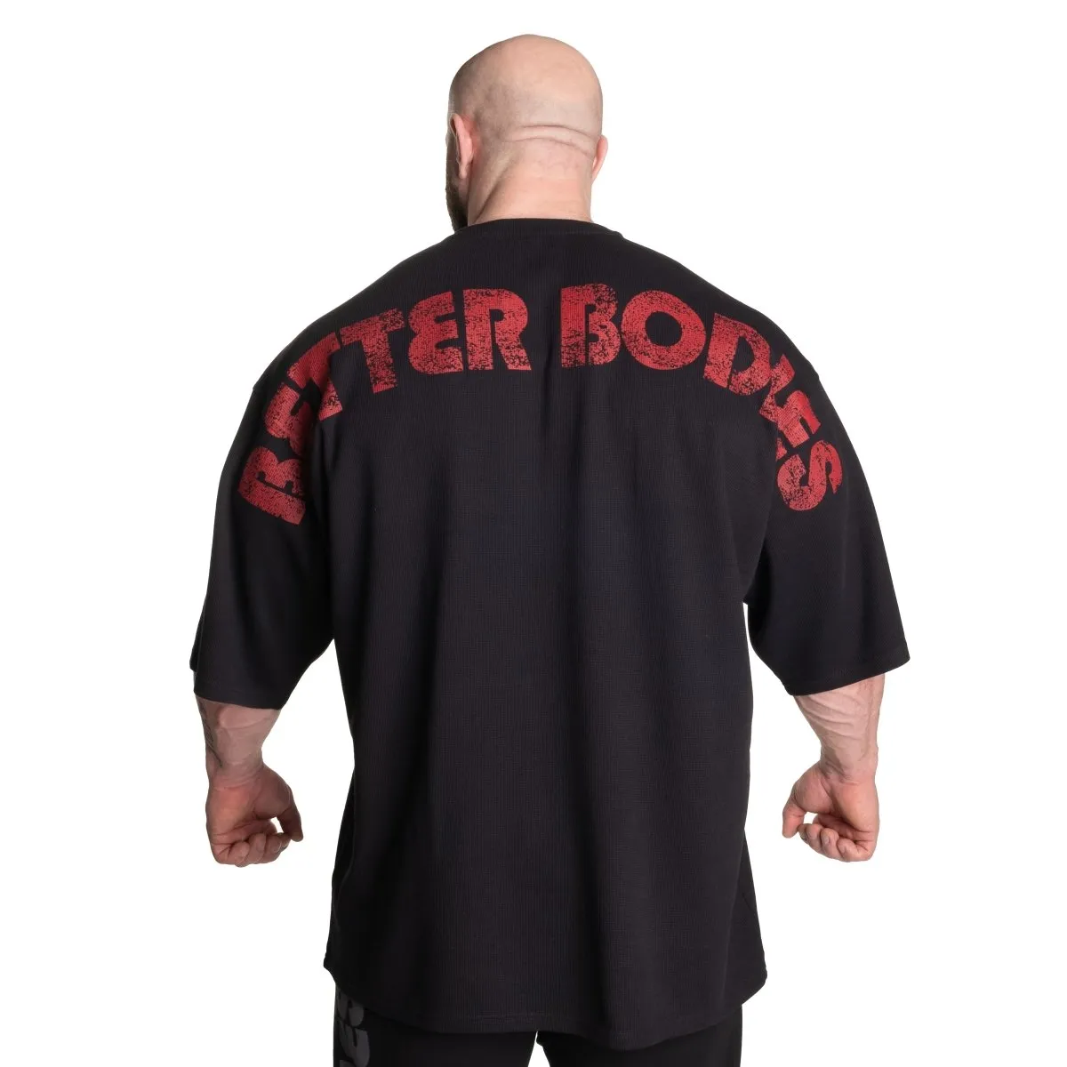 Better Bodies Team Iron Thermal Tee - Black/Red