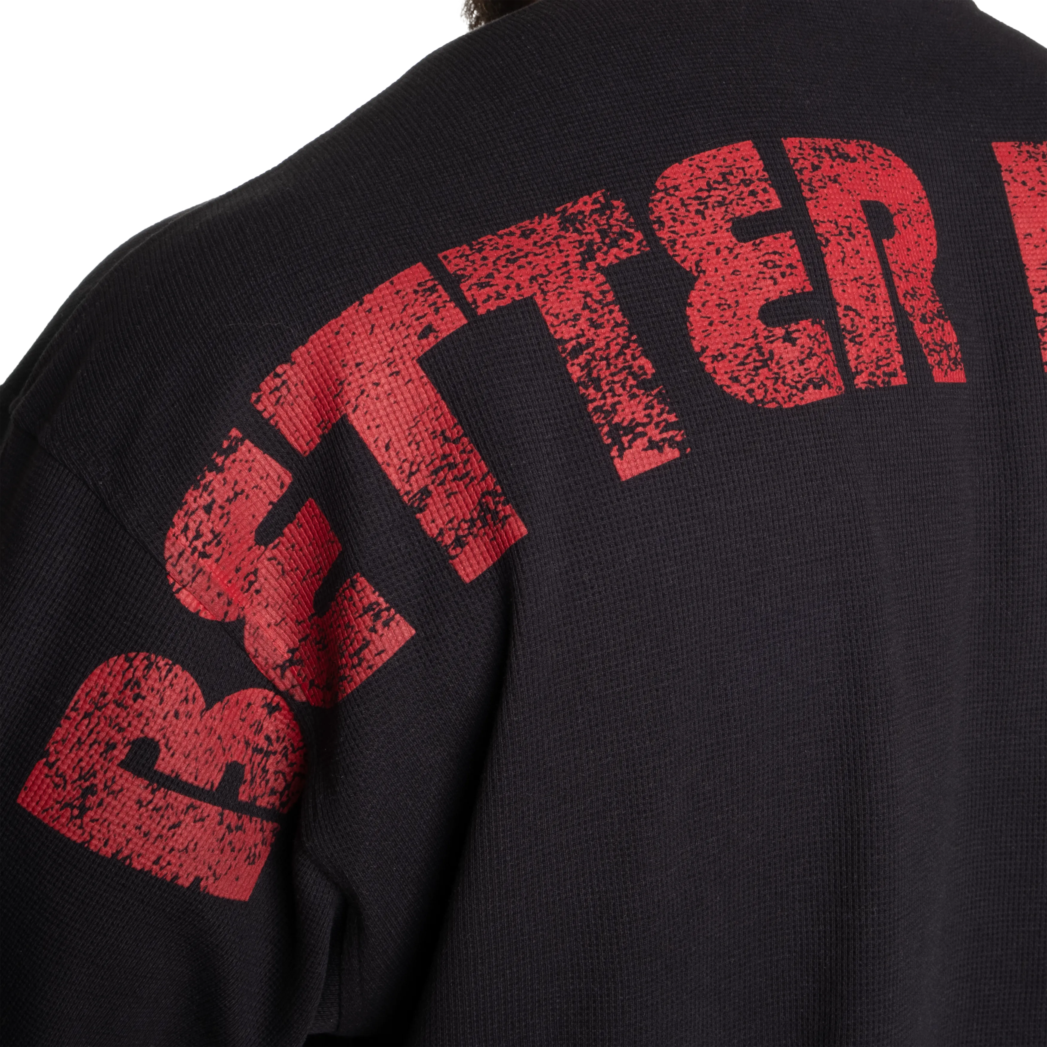 Better Bodies Team Iron Thermal Tee - Black/Red