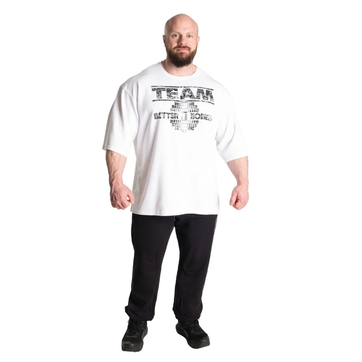 Better Bodies Team Iron Thermal Tee - White