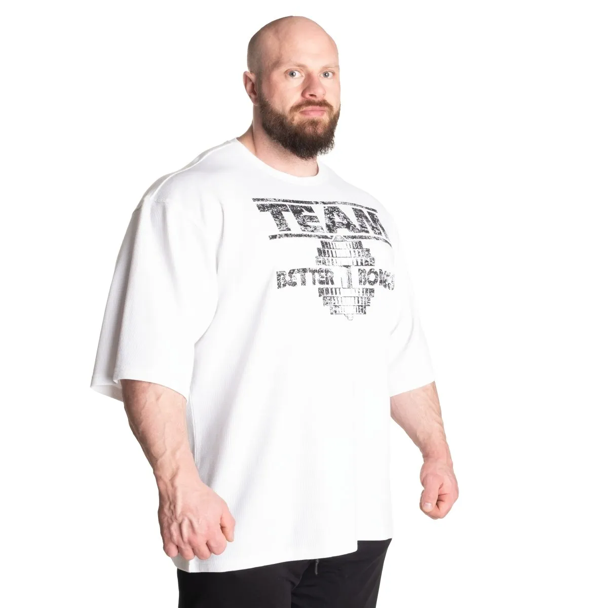 Better Bodies Team Iron Thermal Tee - White