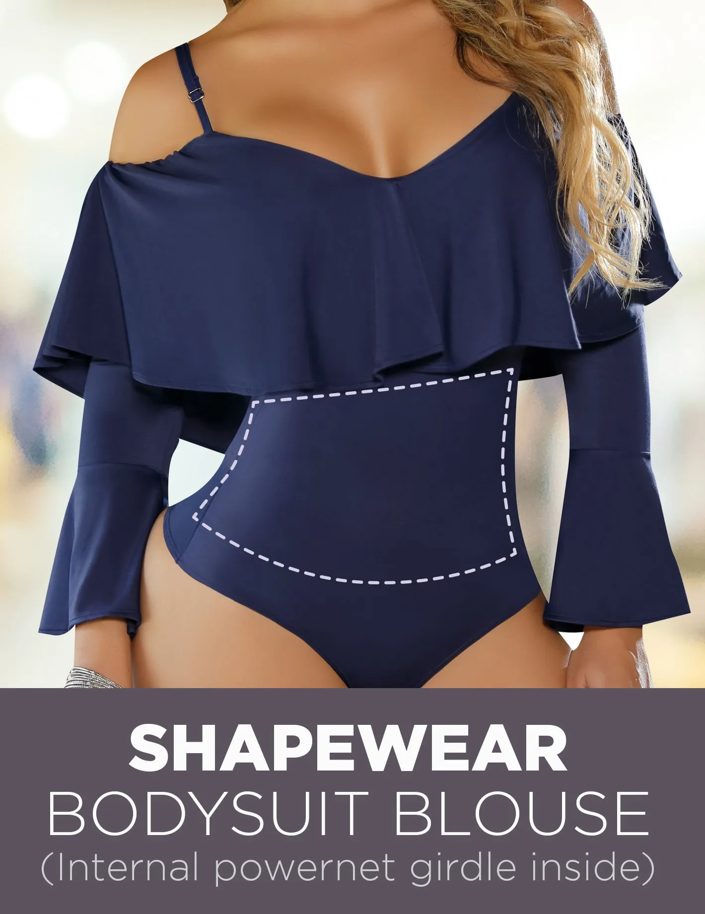 Bodysuit Shaper Blusa Faja  Renata