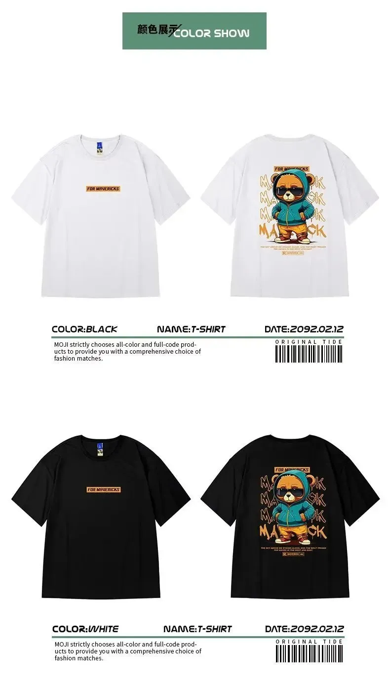 Casual Loose T Half Sleeve Cotton.