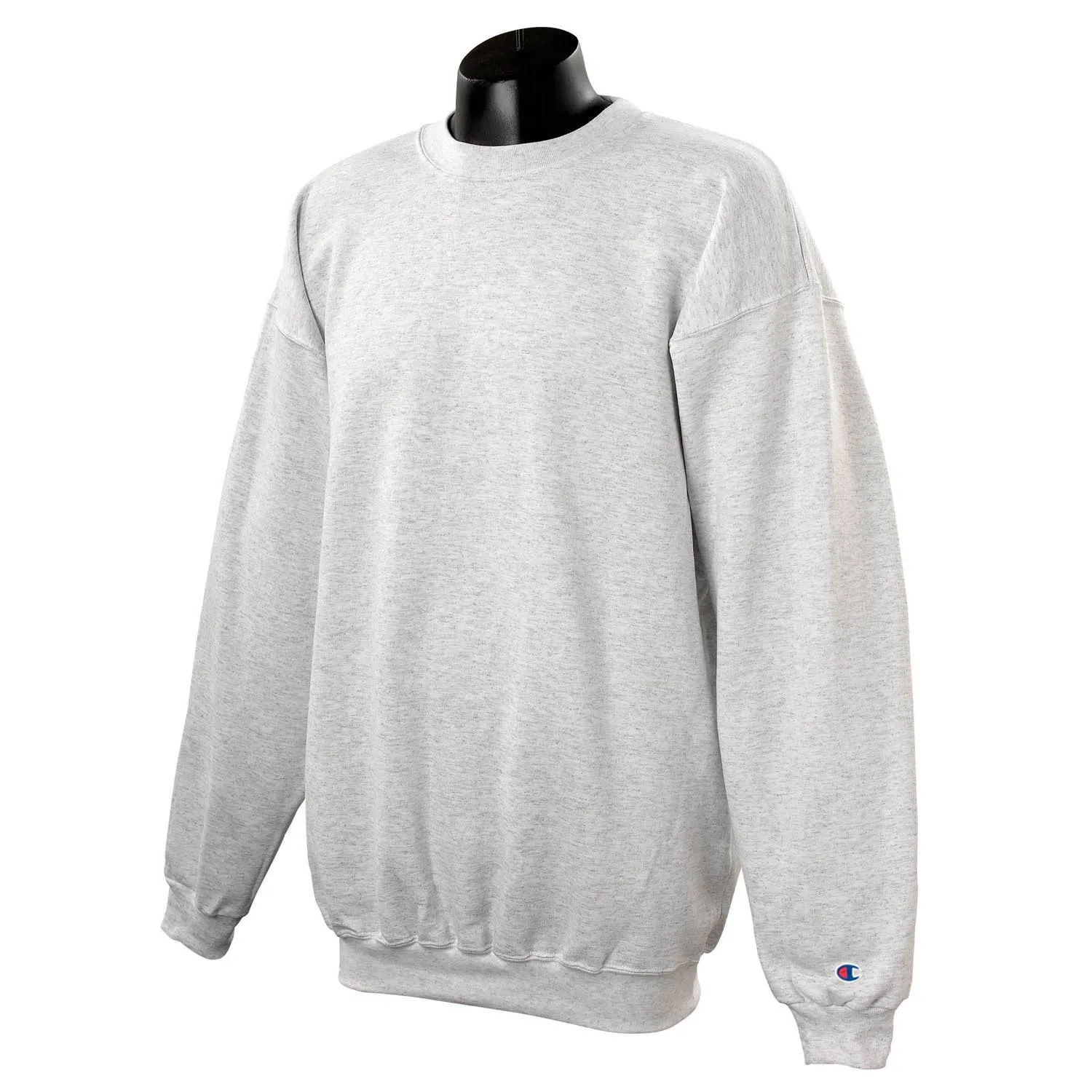 Champion Men's Silver Grey Crewneck Sweatshirt