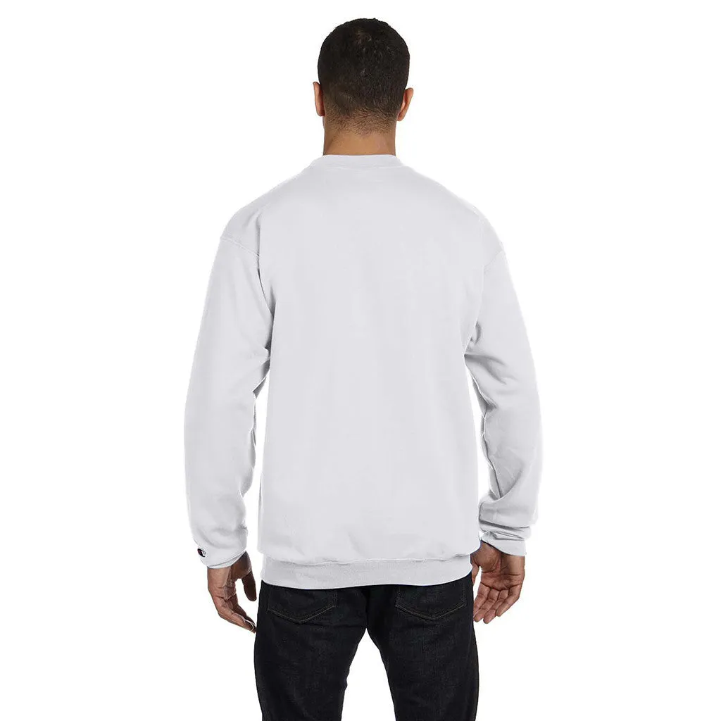 Champion Men's Silver Grey Crewneck Sweatshirt