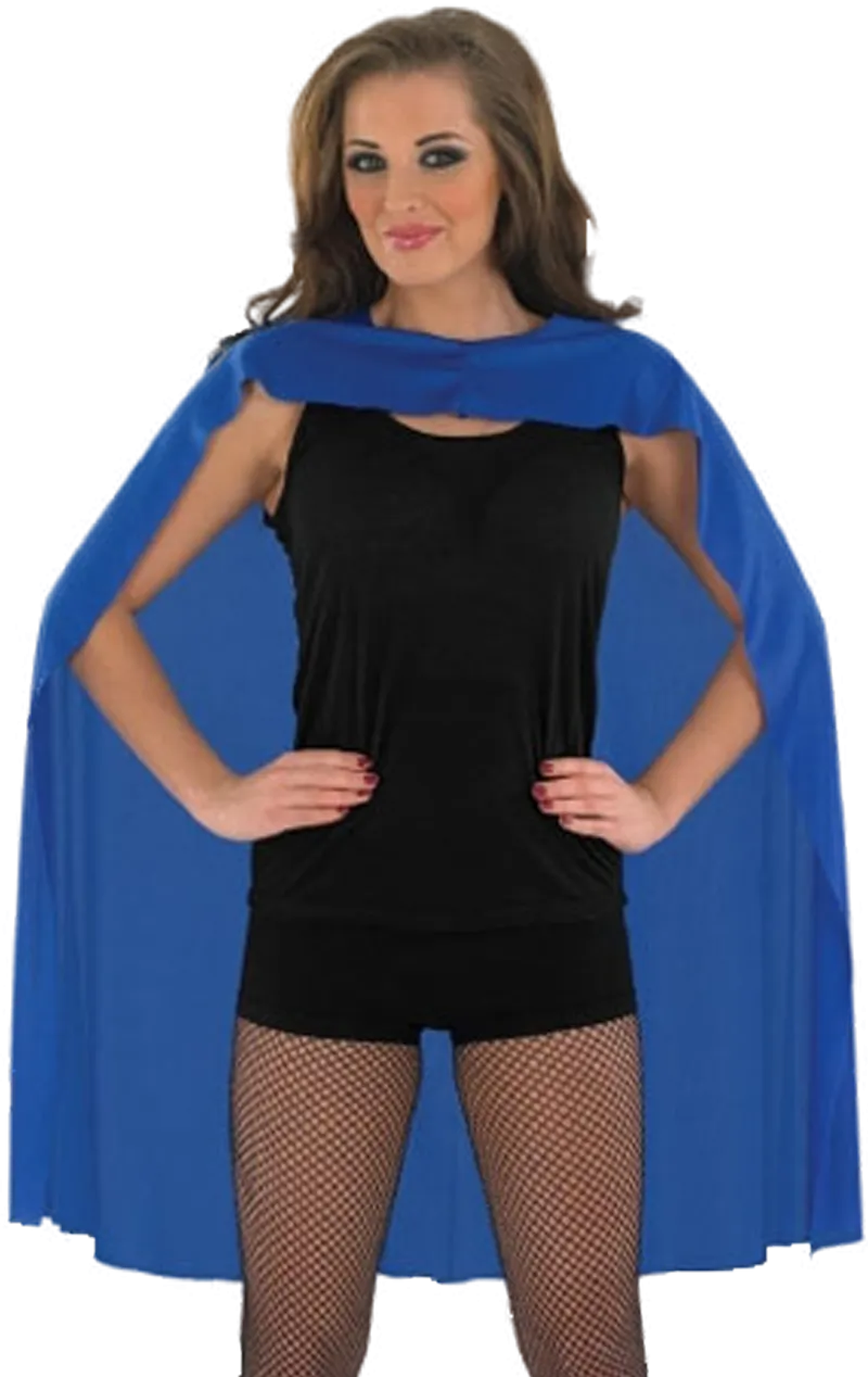 Classic Blue Superhero Cape