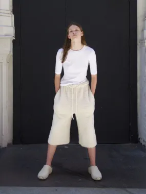 Cropped Sleeve T-Shirt