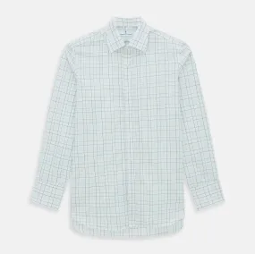 Dark Green Grid Check Mayfair Shirt