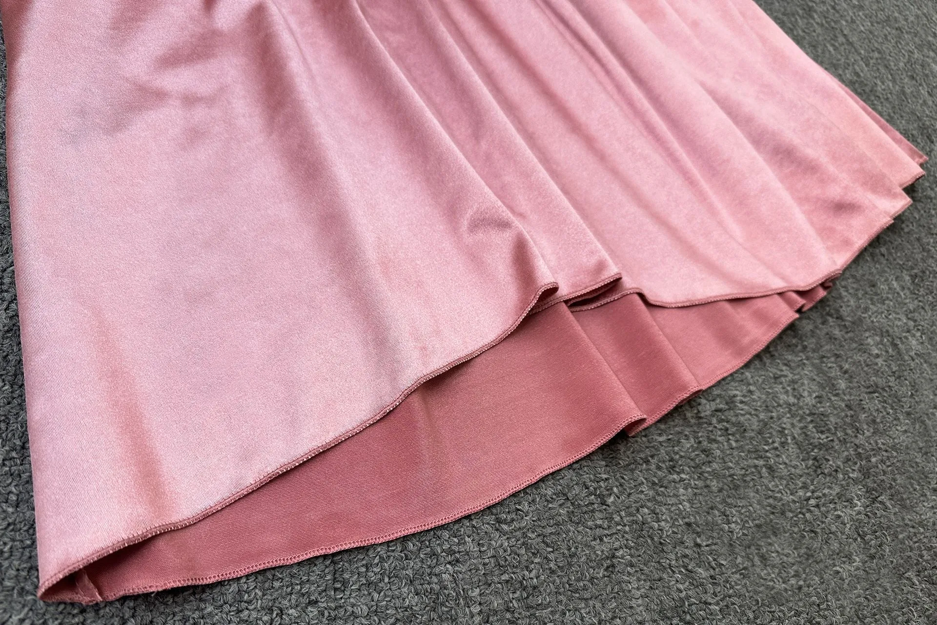 Elegant Lace up Backless Midi Cami Party Dress