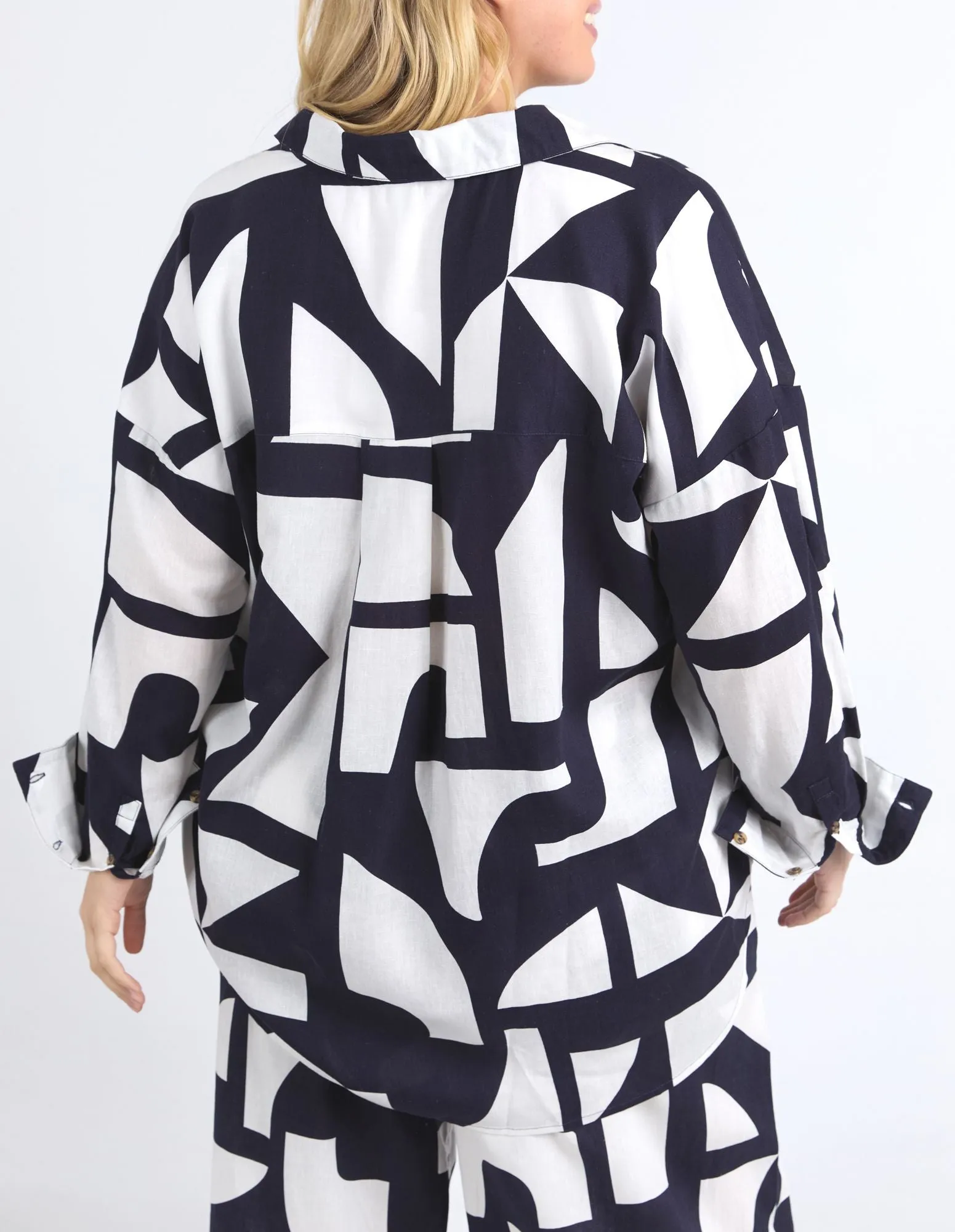 Elm - Dali Abstract Shirt - Midnight Abstract