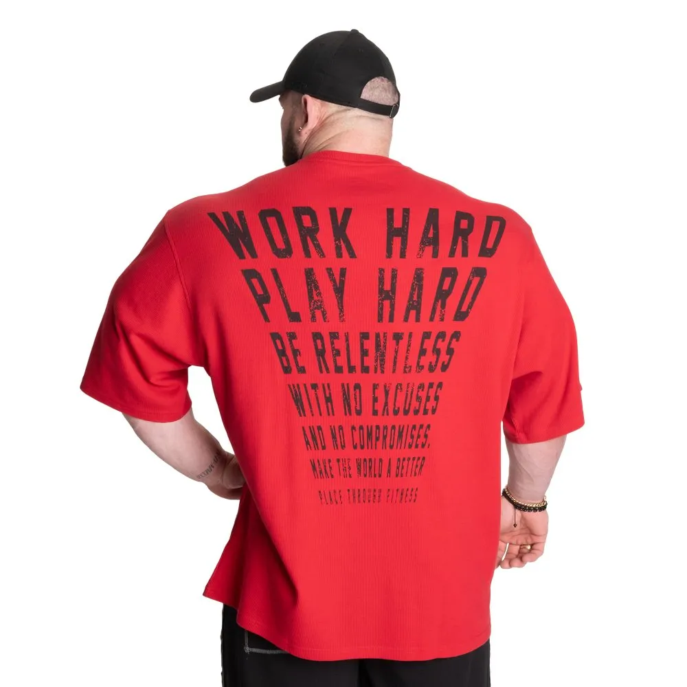 GASP Archer Thermal Iron Tee - Chilli Red