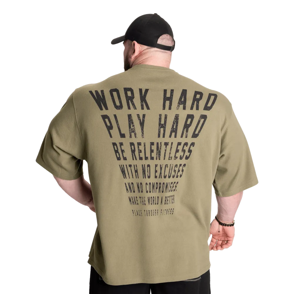 GASP Archer Thermal Iron Tee - Washed Green