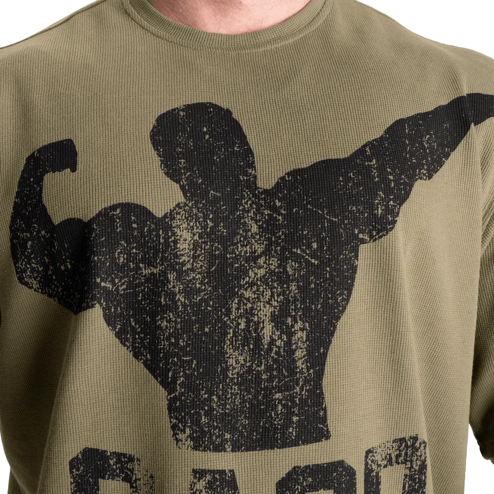 GASP Archer Thermal Iron Tee - Washed Green