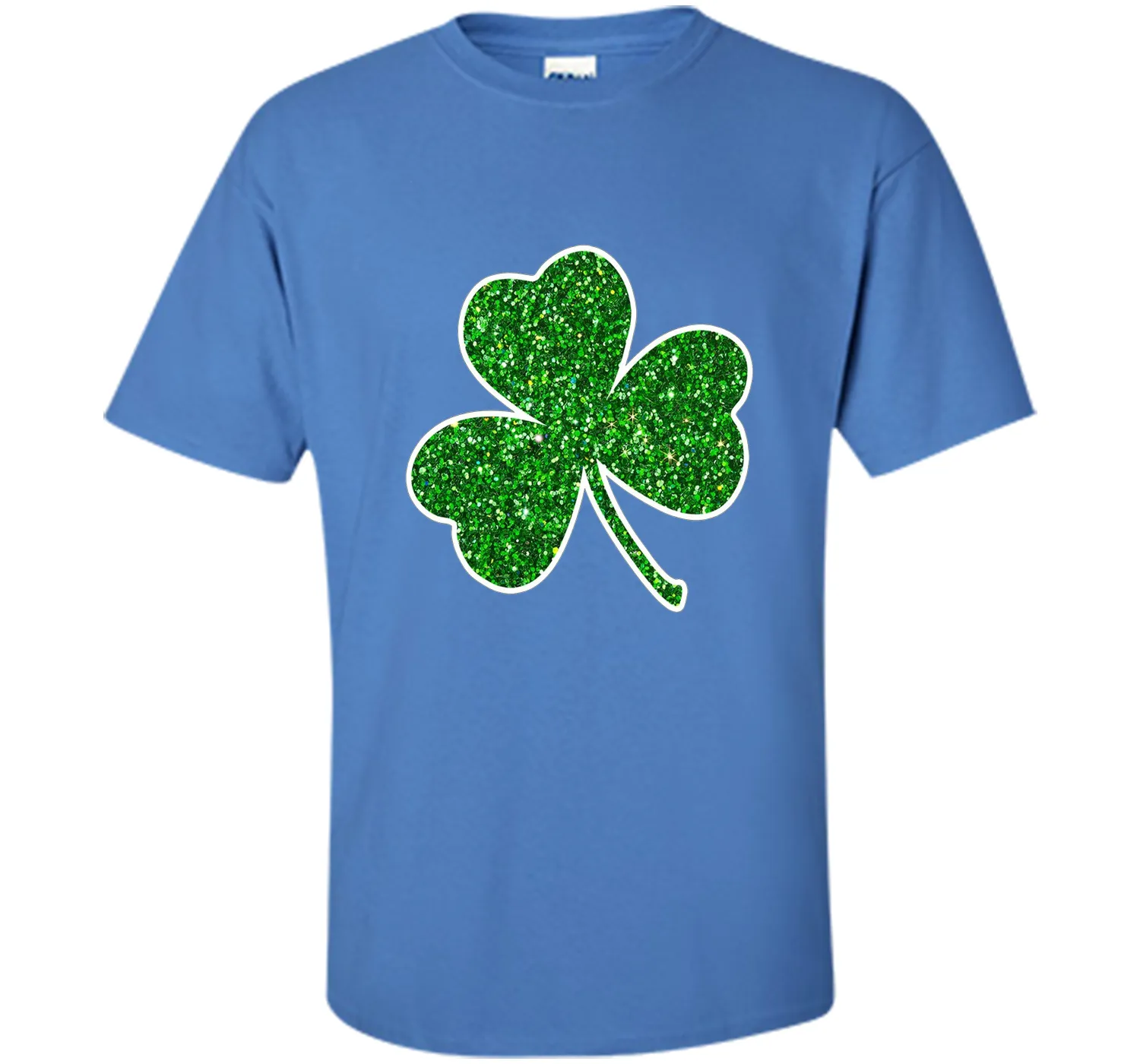 Green Glitter Shamrock t-shirt st. patrick's day