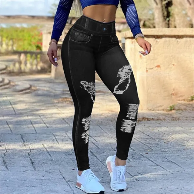 High Waist Pencil Slim Pants