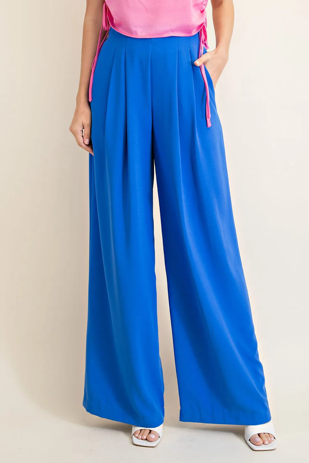 High Waist Wide Leg Pants