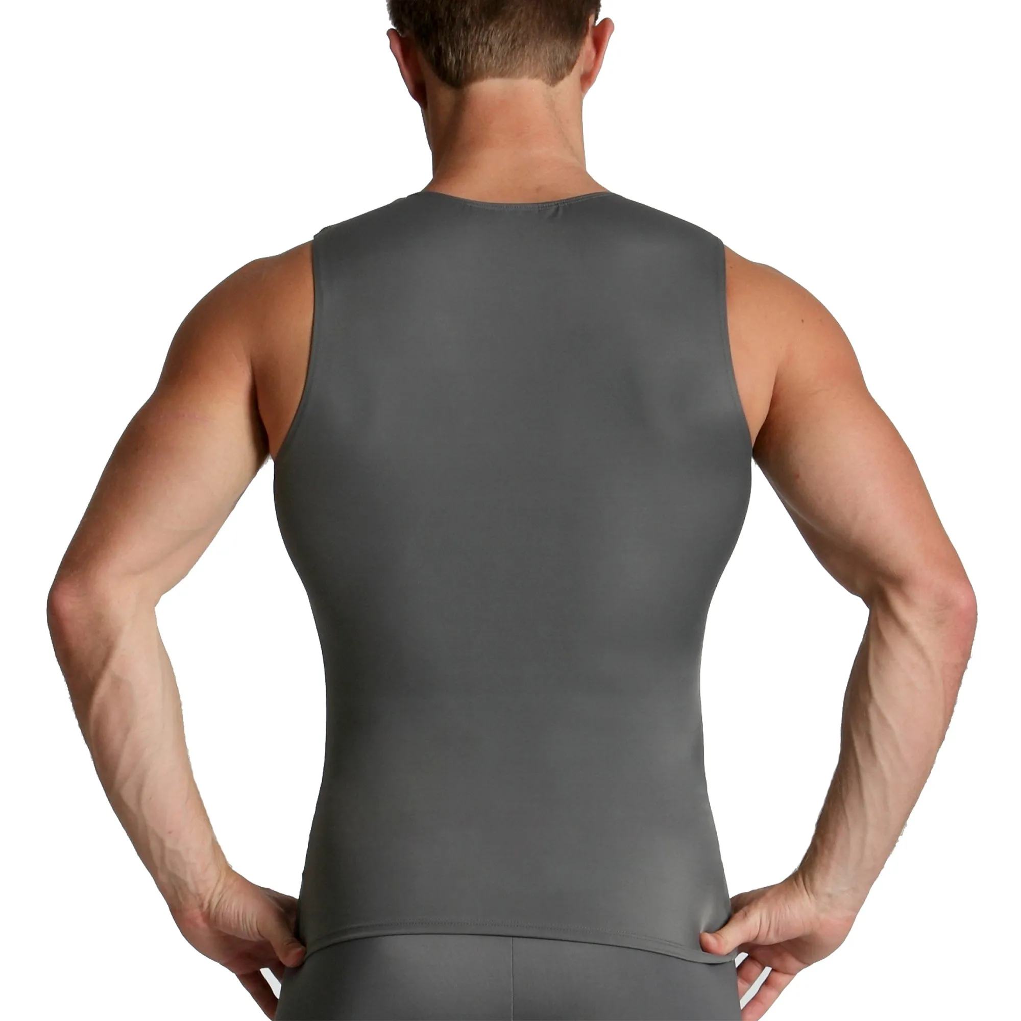 Insta Slim Activewear High Compression Crew Neck Tank TA00N1 by InstantFigure - InstaSlim - InstantRecoveryMD