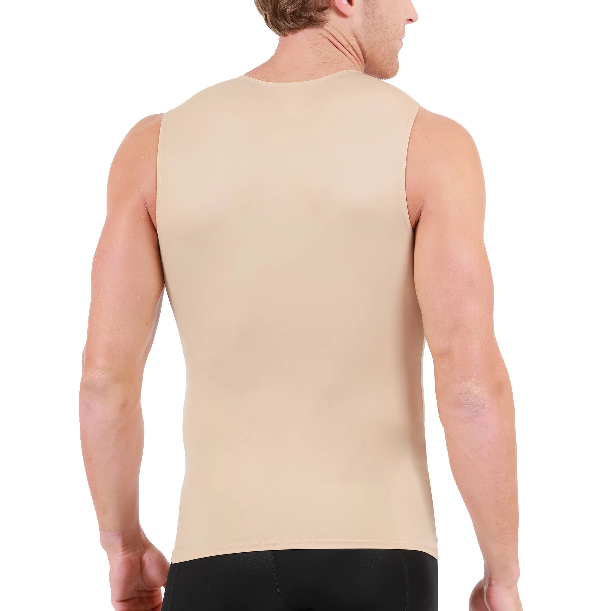 Insta Slim Big & Tall Compression V-Neck Tank VS00N1BT by InstantFigure - InstaSlim - InstantRecoveryMD