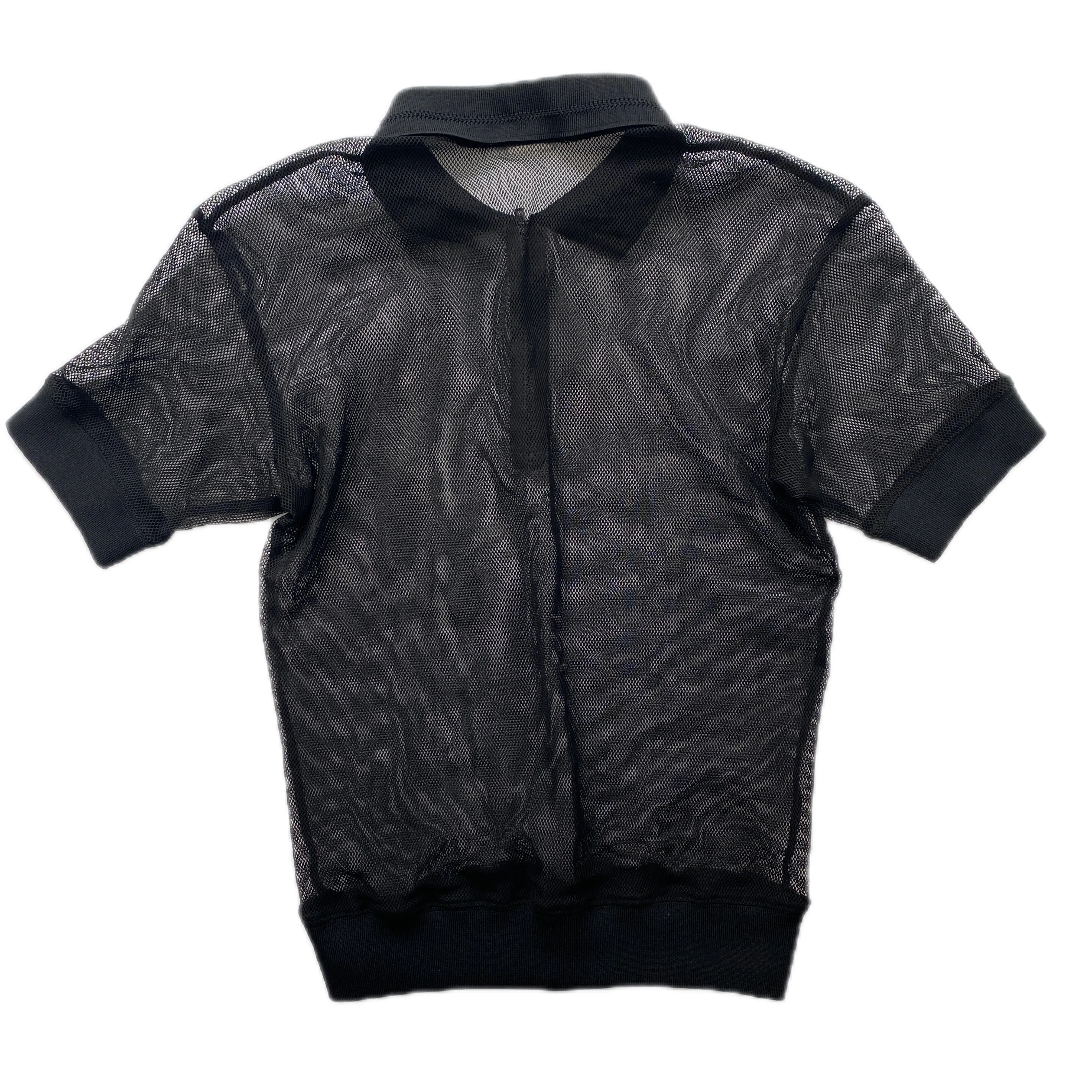 ISSEY MIYAKE MESH POLO  (S)