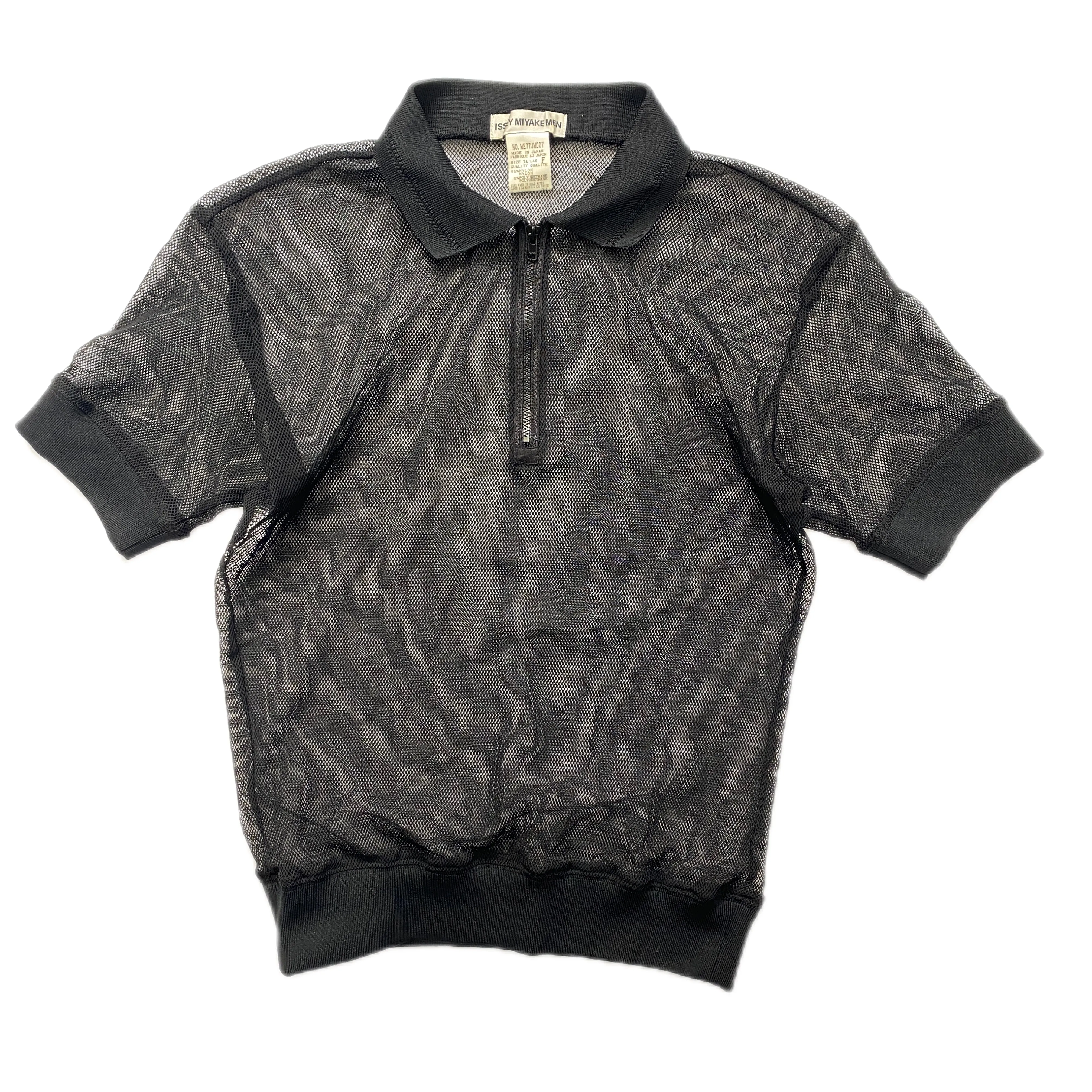 ISSEY MIYAKE MESH POLO  (S)