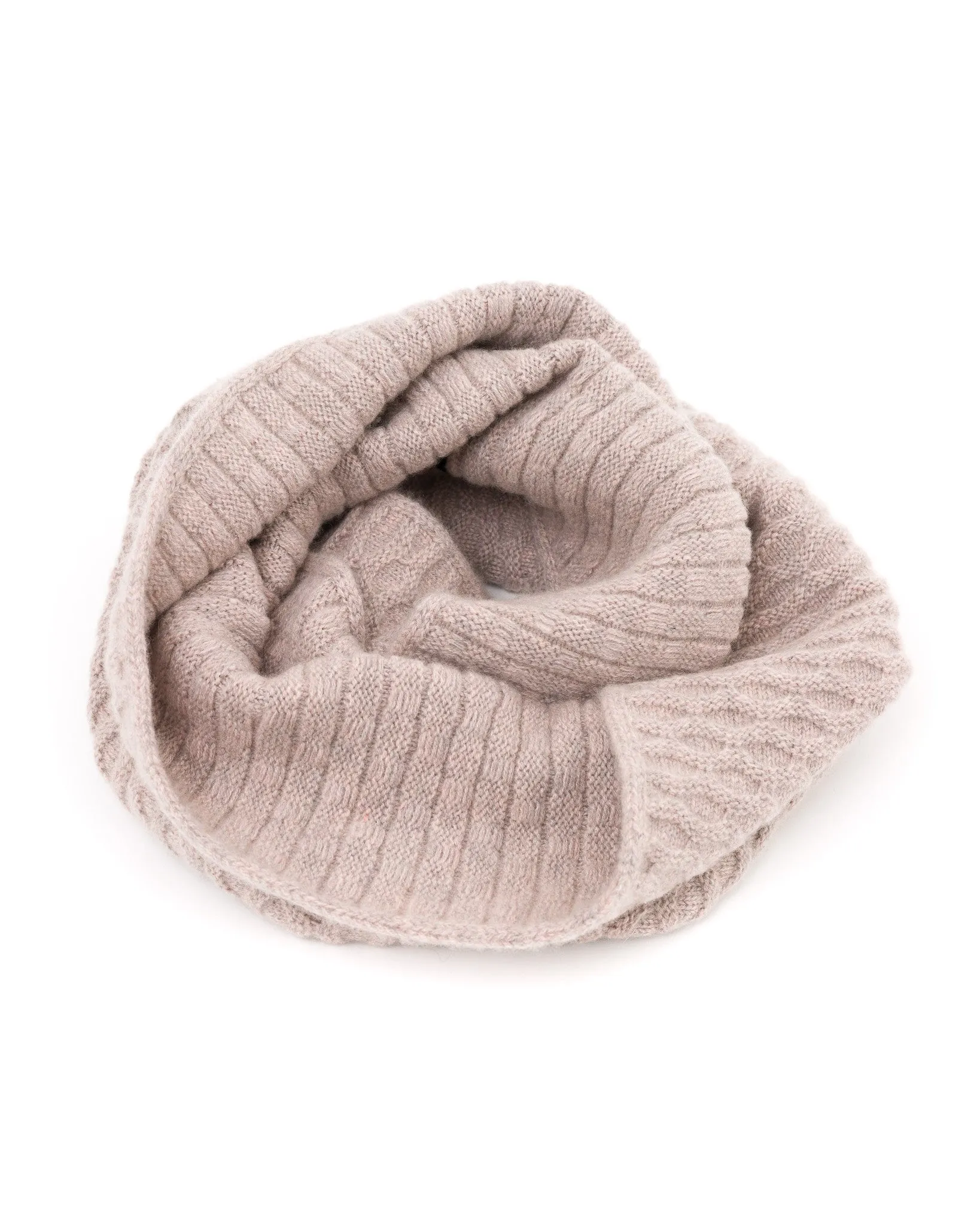 Kara Mixed Stitch Infinity Scarf