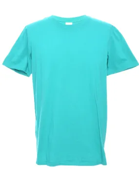 Light Green Plain T-shirt - L
