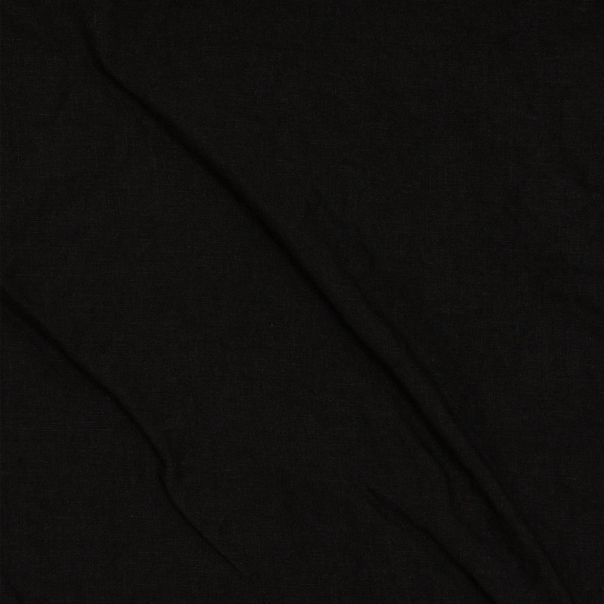 Linen wrap dress jet-black - Máia