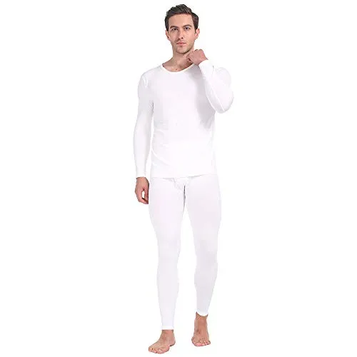 MANCYFIT Thermal Underwear for Men Long Johns Set Fleece Lined Ultra Soft
