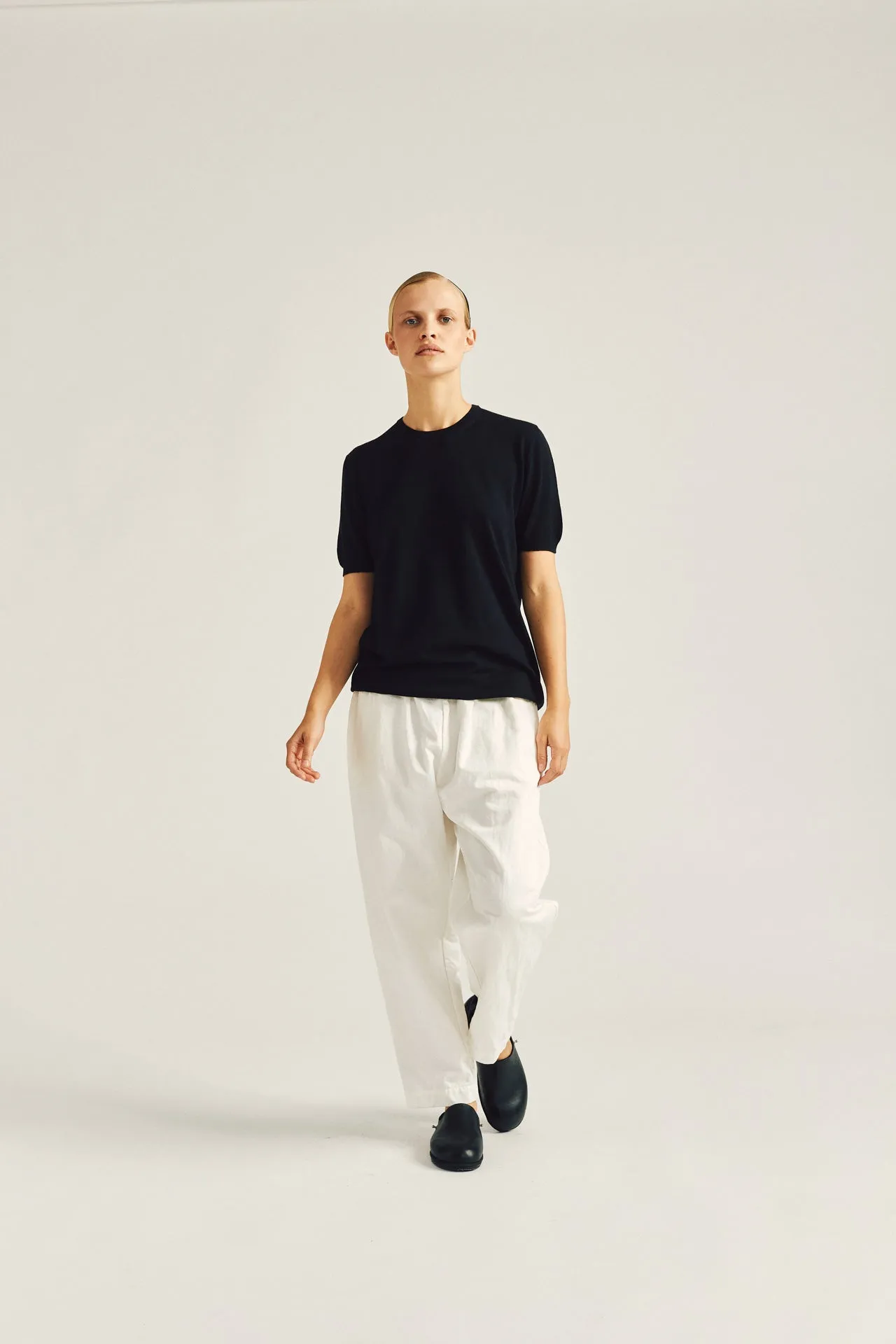 MEN T-SHIRT MERINOS - BLACK