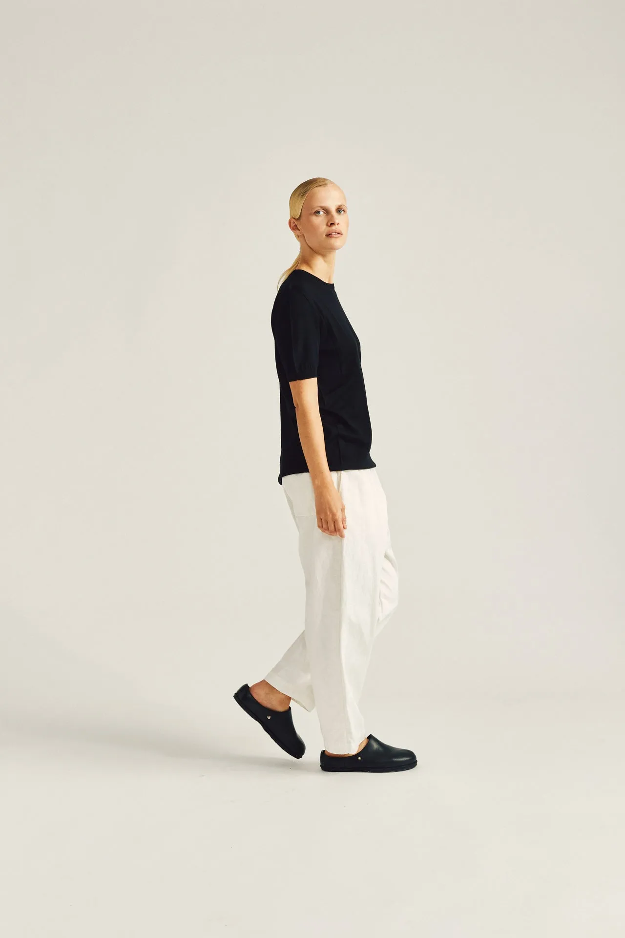 MEN T-SHIRT MERINOS - BLACK
